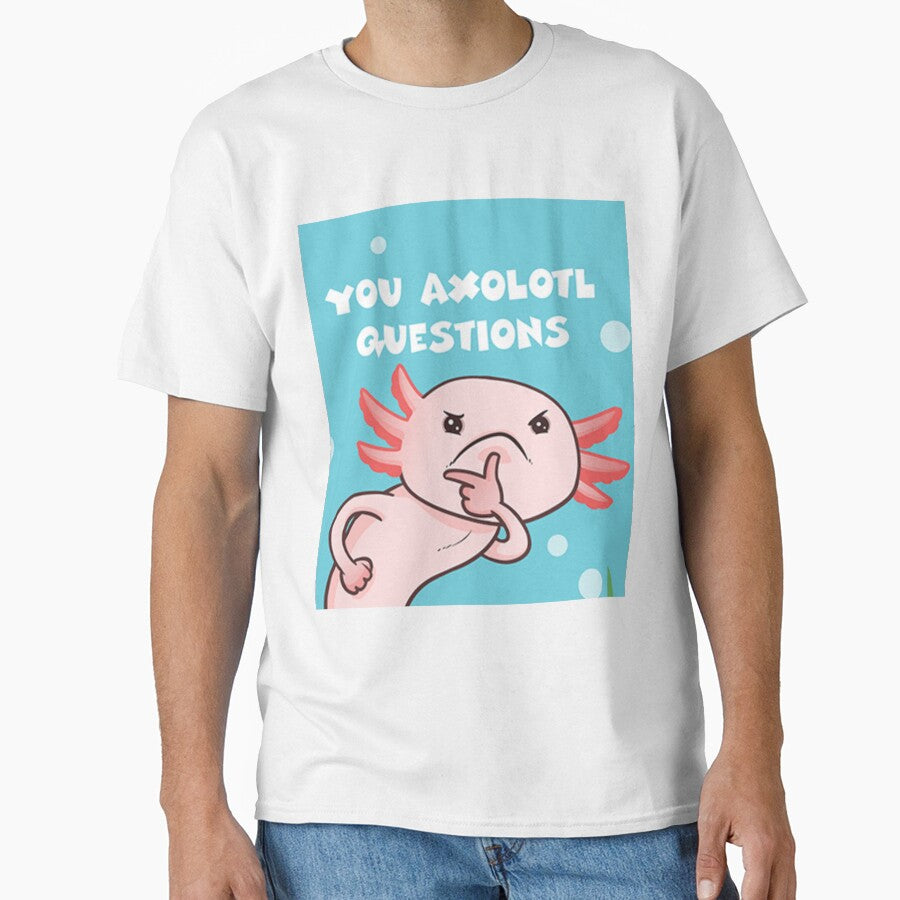 You Ask Axolotl Questions | Cute Axolotl by LunaticArtWork