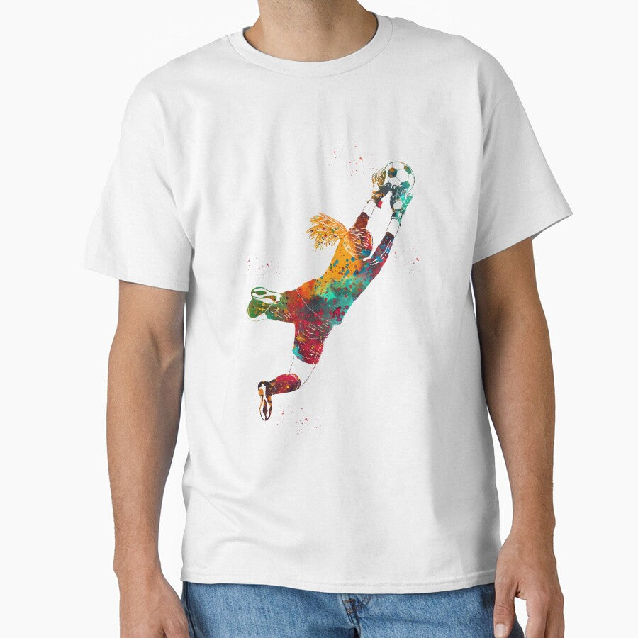 Soccer Player Girl Goalie by Liededrom.