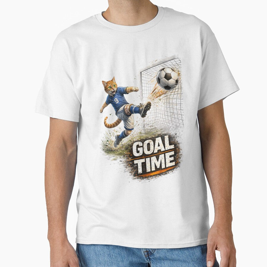 Soccer Cat – Goal Time by IrynaLineArt