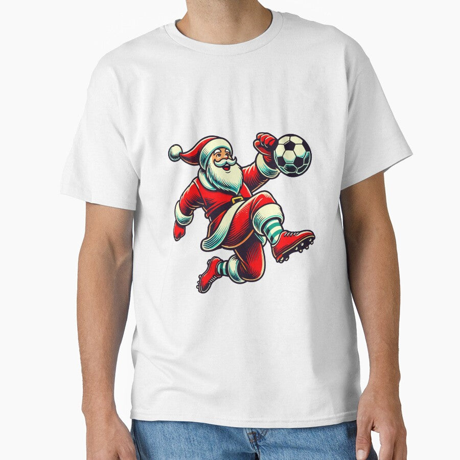 Soccer Playing Santa Claus Fun by LuminOrb