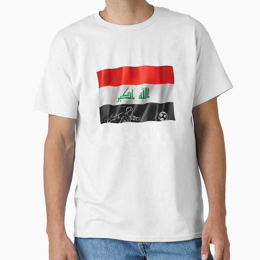 Iraq Flag Jersey Iraqi Soccer Team Iraqi by wisamart