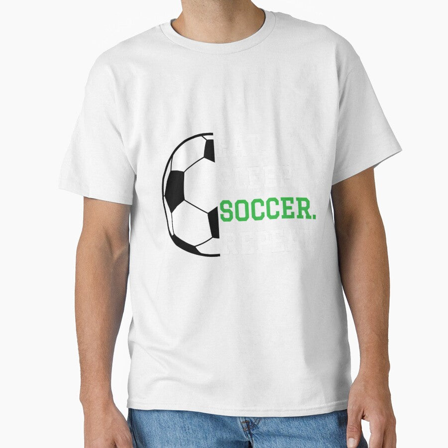 Soccer Player Soccer Lover Eat Sleep Soccer Repeat by mmvfcyhty59