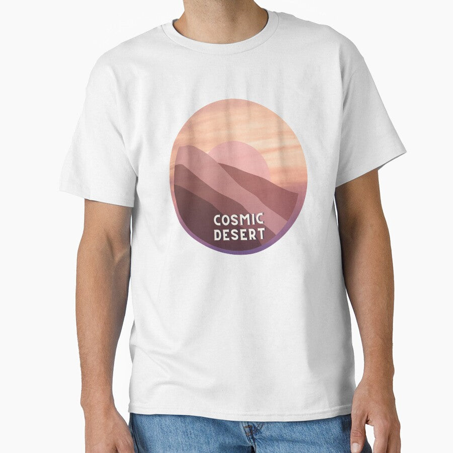 Red Sand Cosmic Desert | Yellow & Purple Gradient Sticker by MiaDelelai