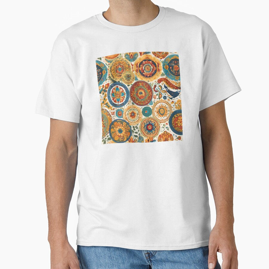 Unique circular art pattern by SanchillShop