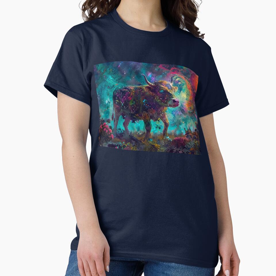 Psychedelic Cow by M-Y-A-R-T-