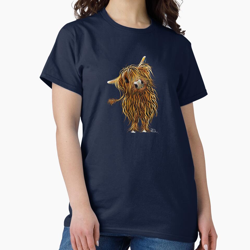 HiGHLaND CoW PRiNT SCoTTiSH ' CoooWeee ' BY SHiRLeY MacARTHuR by Shirley MacArthur Art