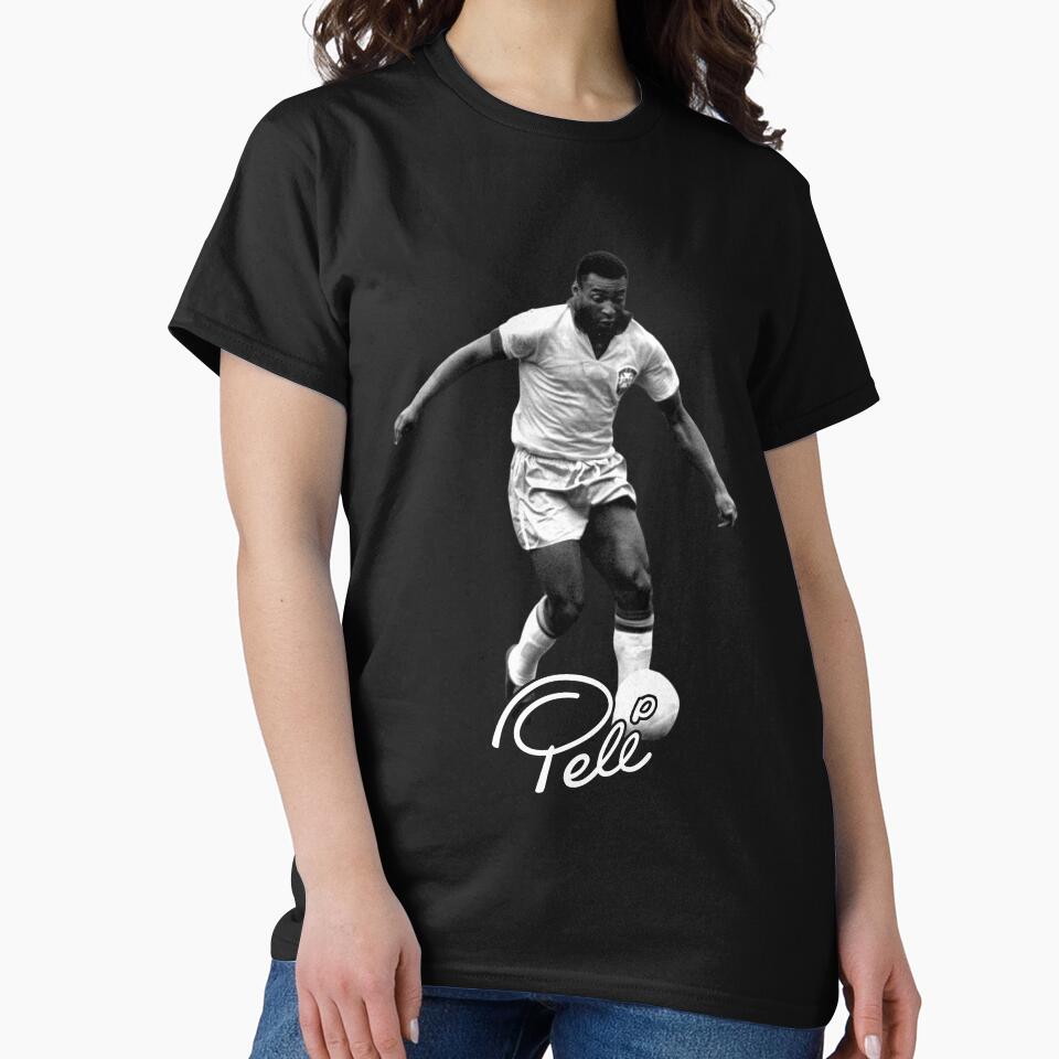 Pele 10 The King Football Player Legend Brazil Brasil RIP Signature Retro Vintage Bootleg Rap Style by BrentZimmerman