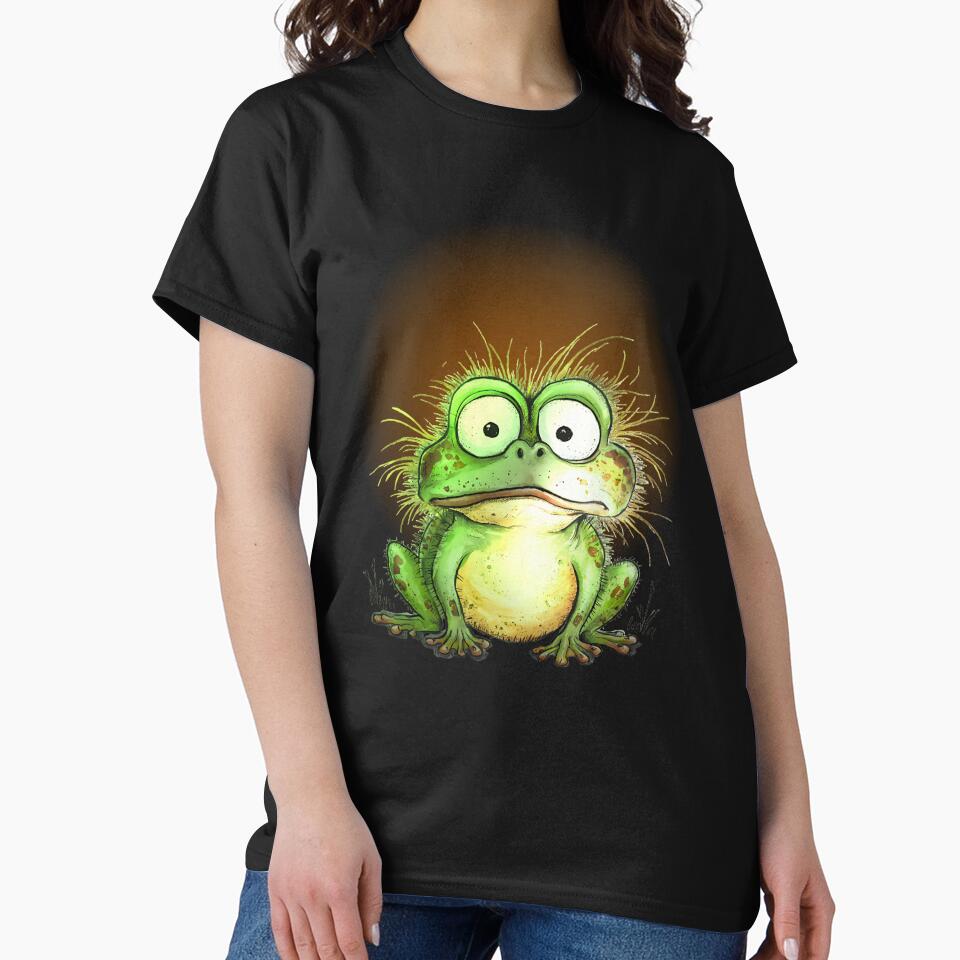 Cute Weird Frog Meme Sticker – Funny Frog Illustration Aesthetic by Aquarius-club