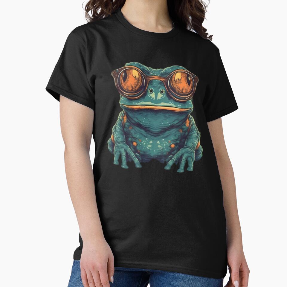 Visionary Frog: Leaping with Clarity by Strokes-Colors