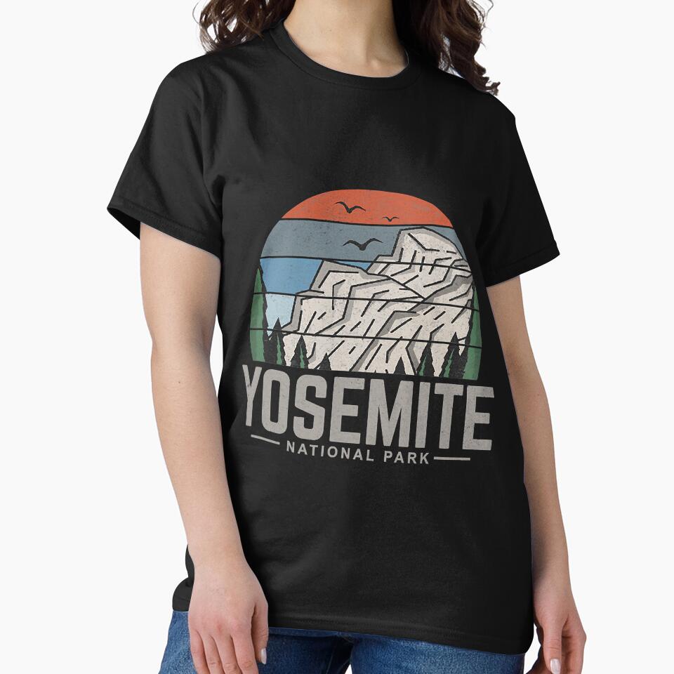Vintage Retro Yosemite National Park by SkyCloudBlue
