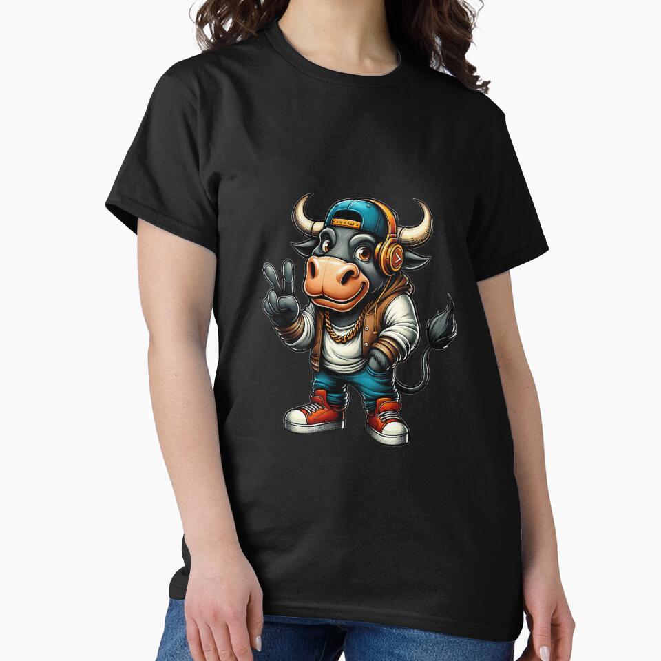 Adorable and cool urban cow by ArtandSmile
