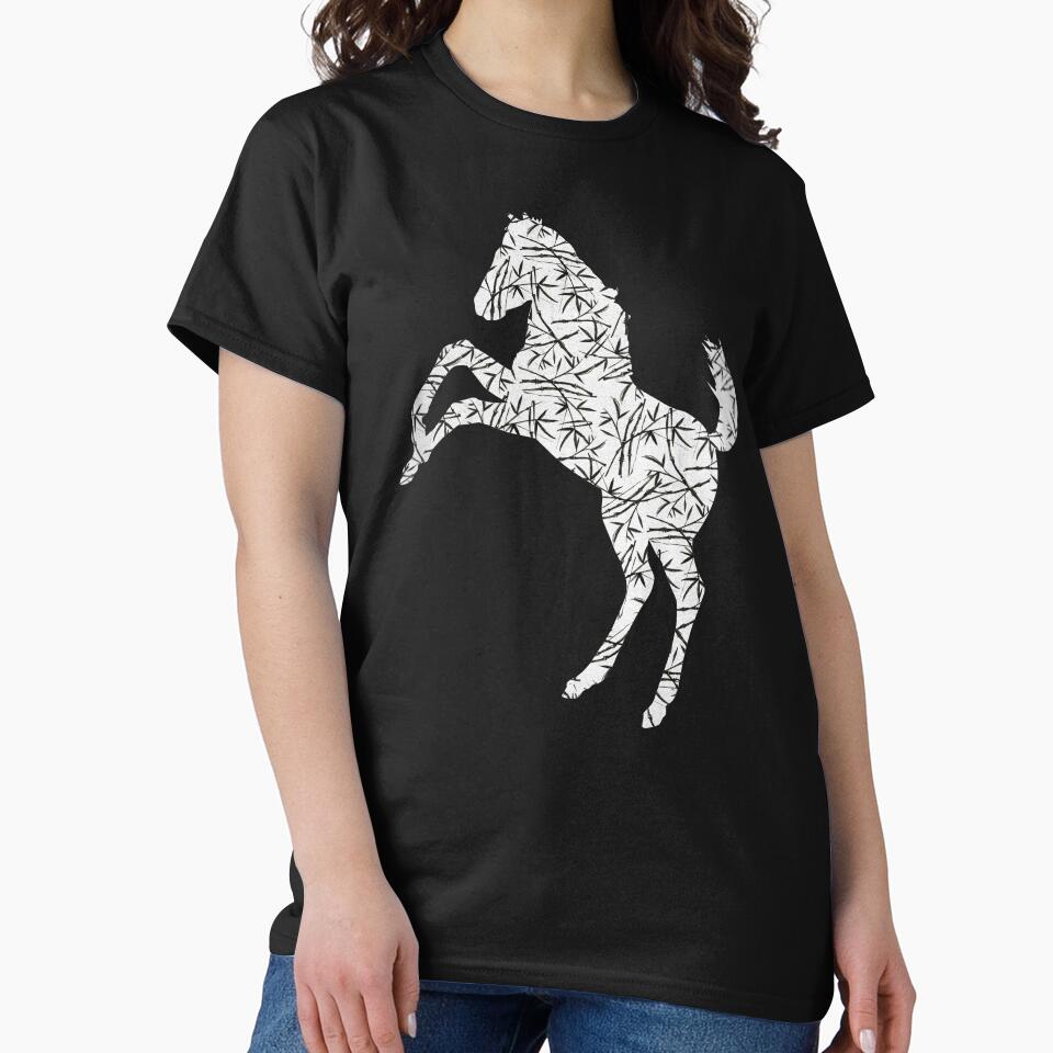 Mustang Horse Bamboo Pattern by SoccaTamam