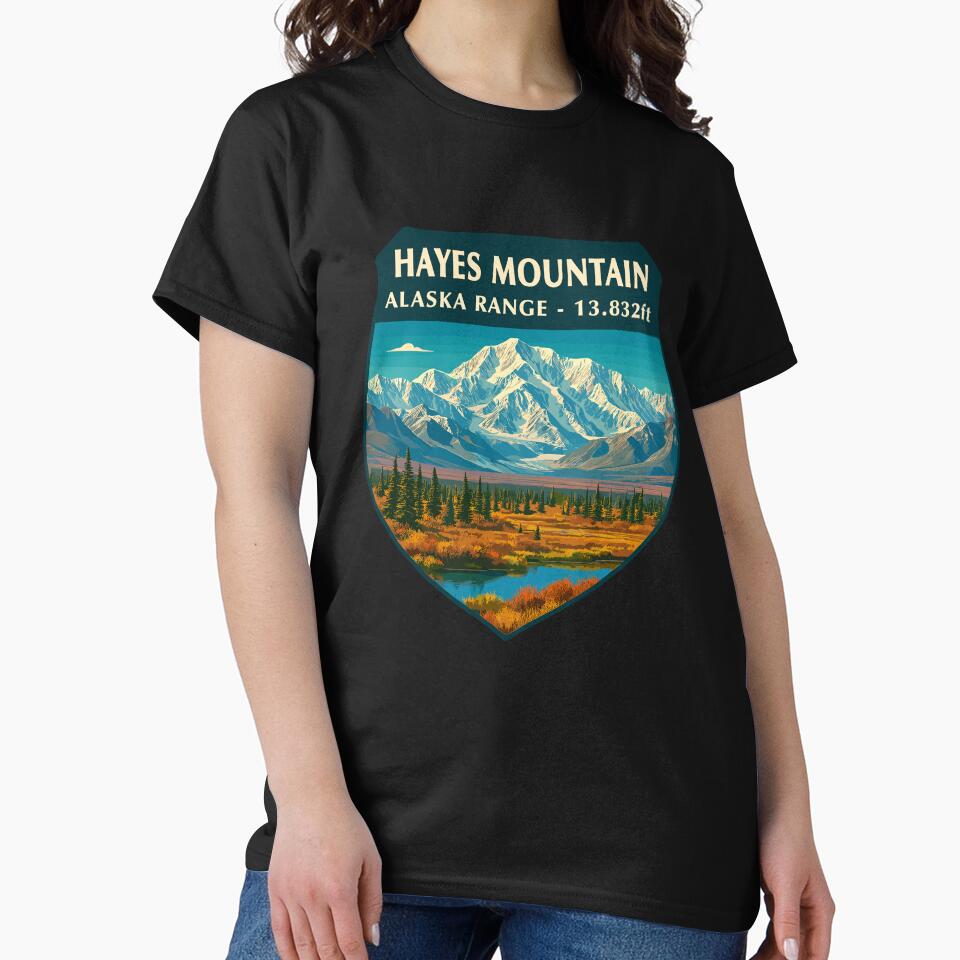 Hayes Mountain Vista - Alaska Vector Landscape by Gideon Emmerich