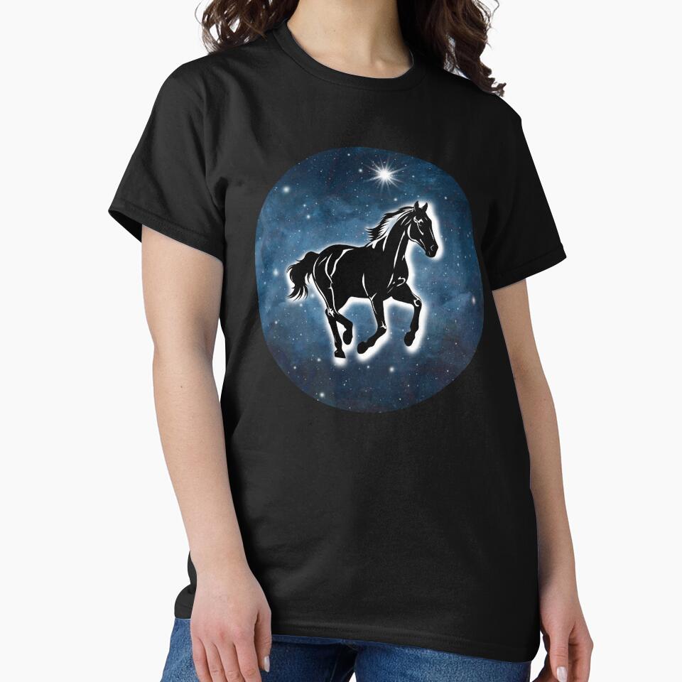 Galloping Horse North Star Cosmic illustration by 3DDesignSpot