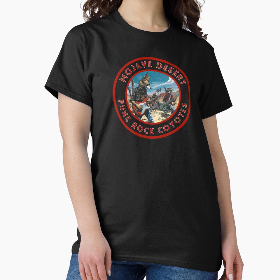 Mojave Desert Punk Rock Coyotes by MojaveTradePost