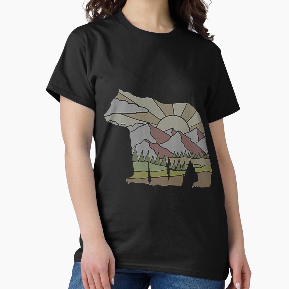 Trendy Bear Mountains Mountain Outdoor by YesterDayCheck