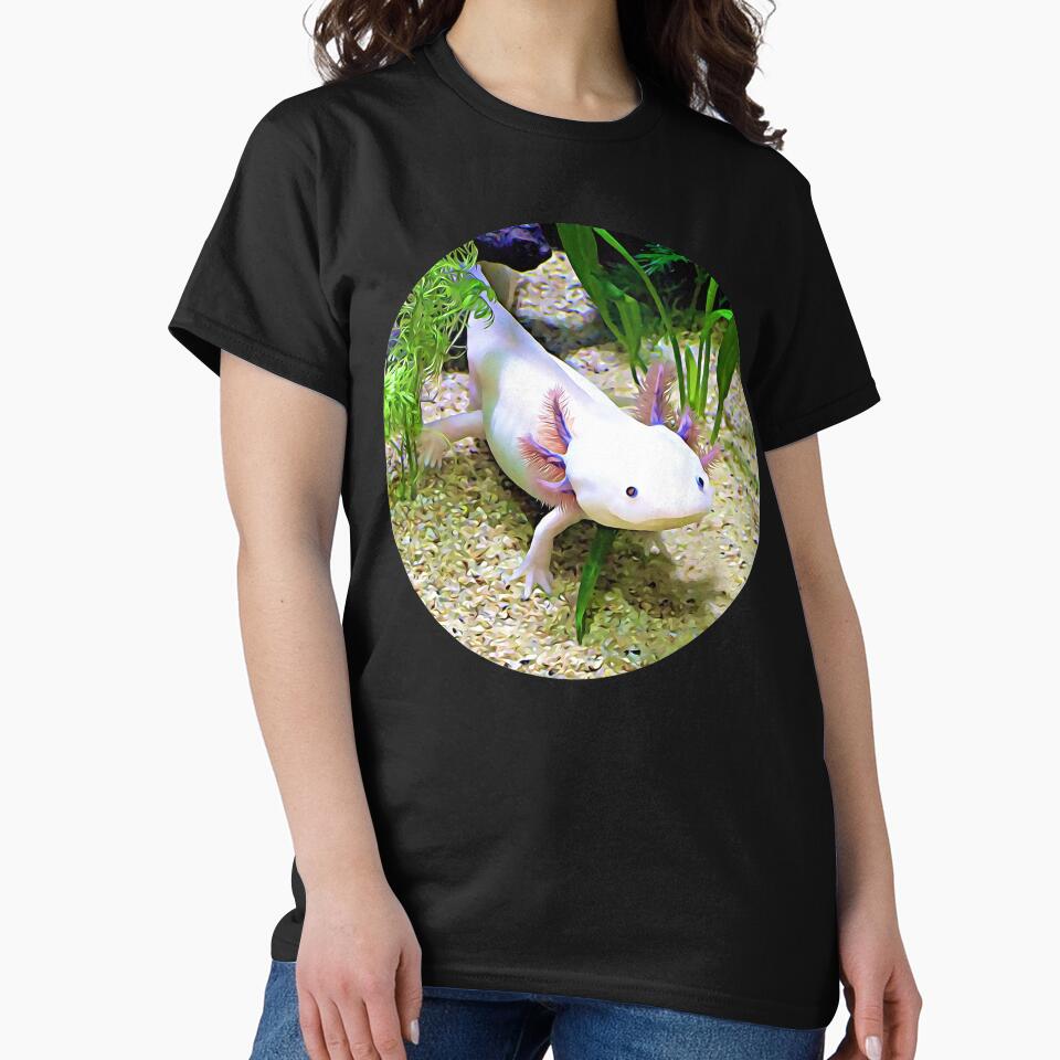 Axolotl Portrait by RevolutionInPaint