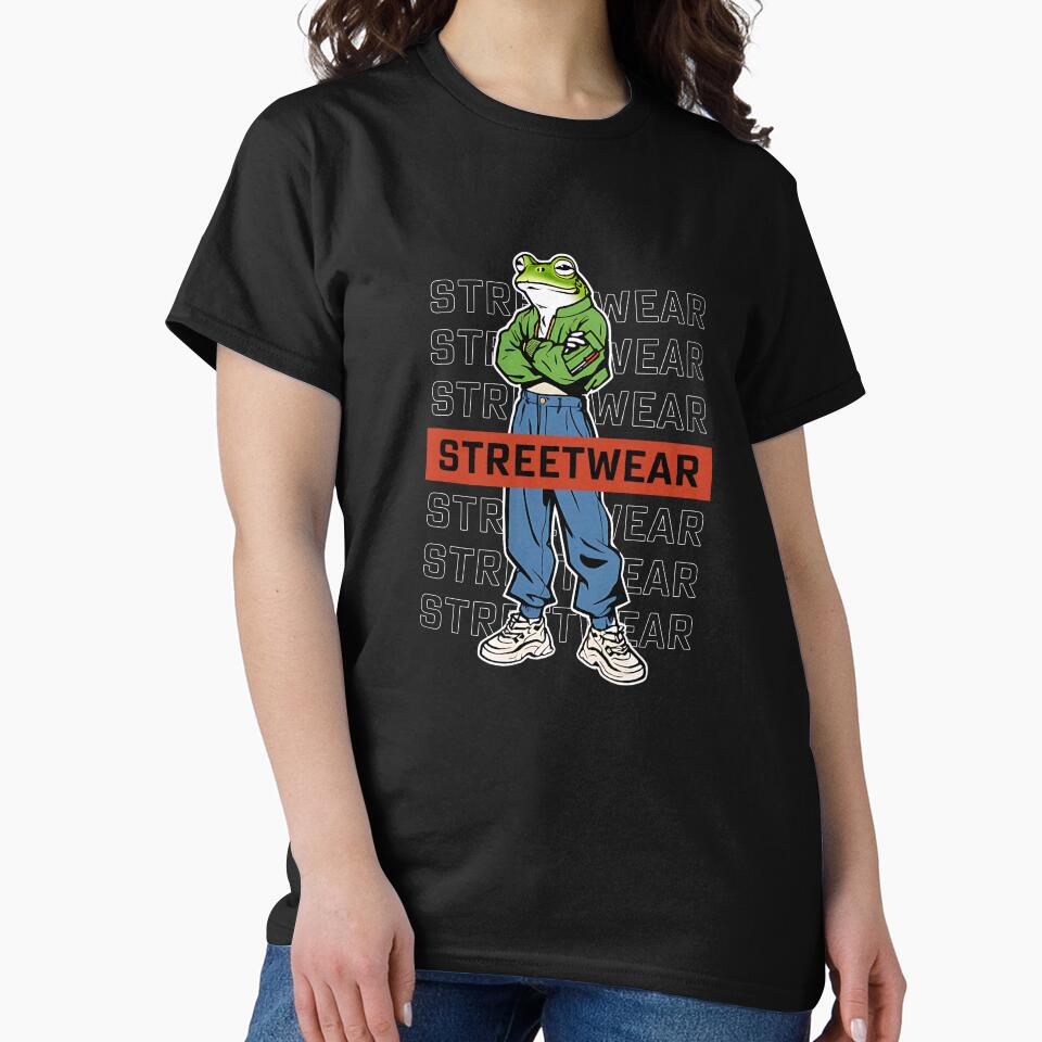 Urban Frog Character in Streetwear by Dino-Lune