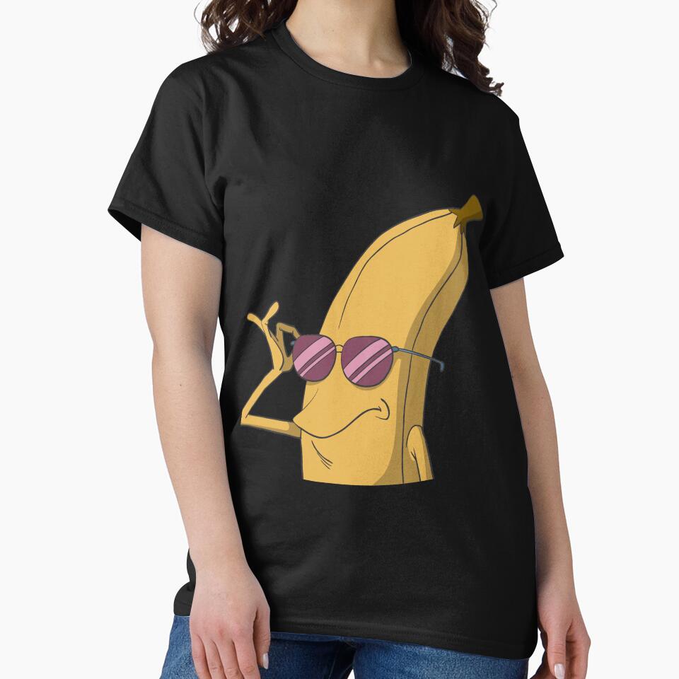 Banana with sunglasses by Monkey Ful