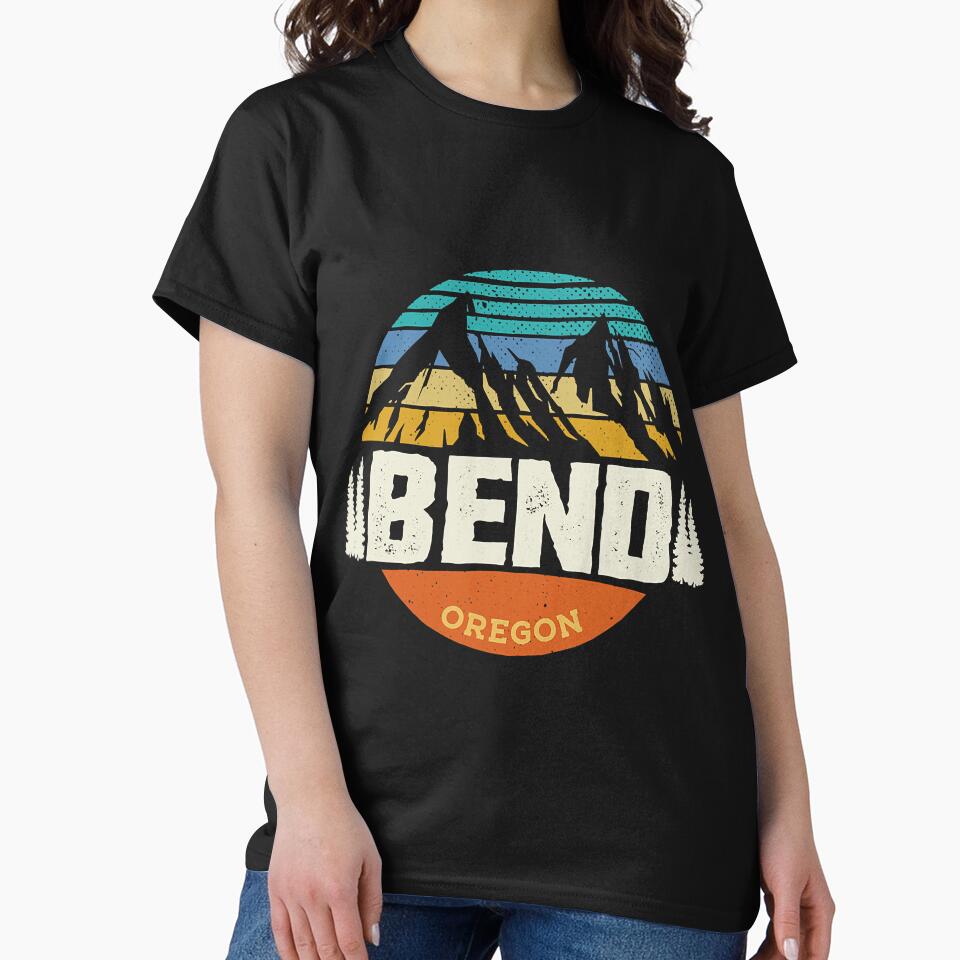 Vintage Bend Oregon Outdoor Mountain by YesterDayCheck
