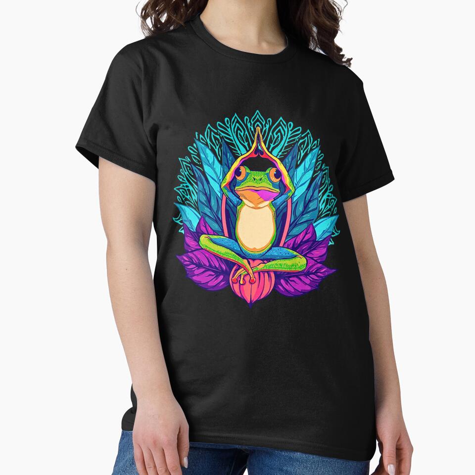 Purple Frog Lotus Meditation by VibrArtco