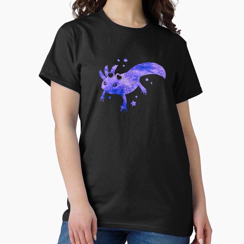 Axolotl Blue Waves by 37jlee
