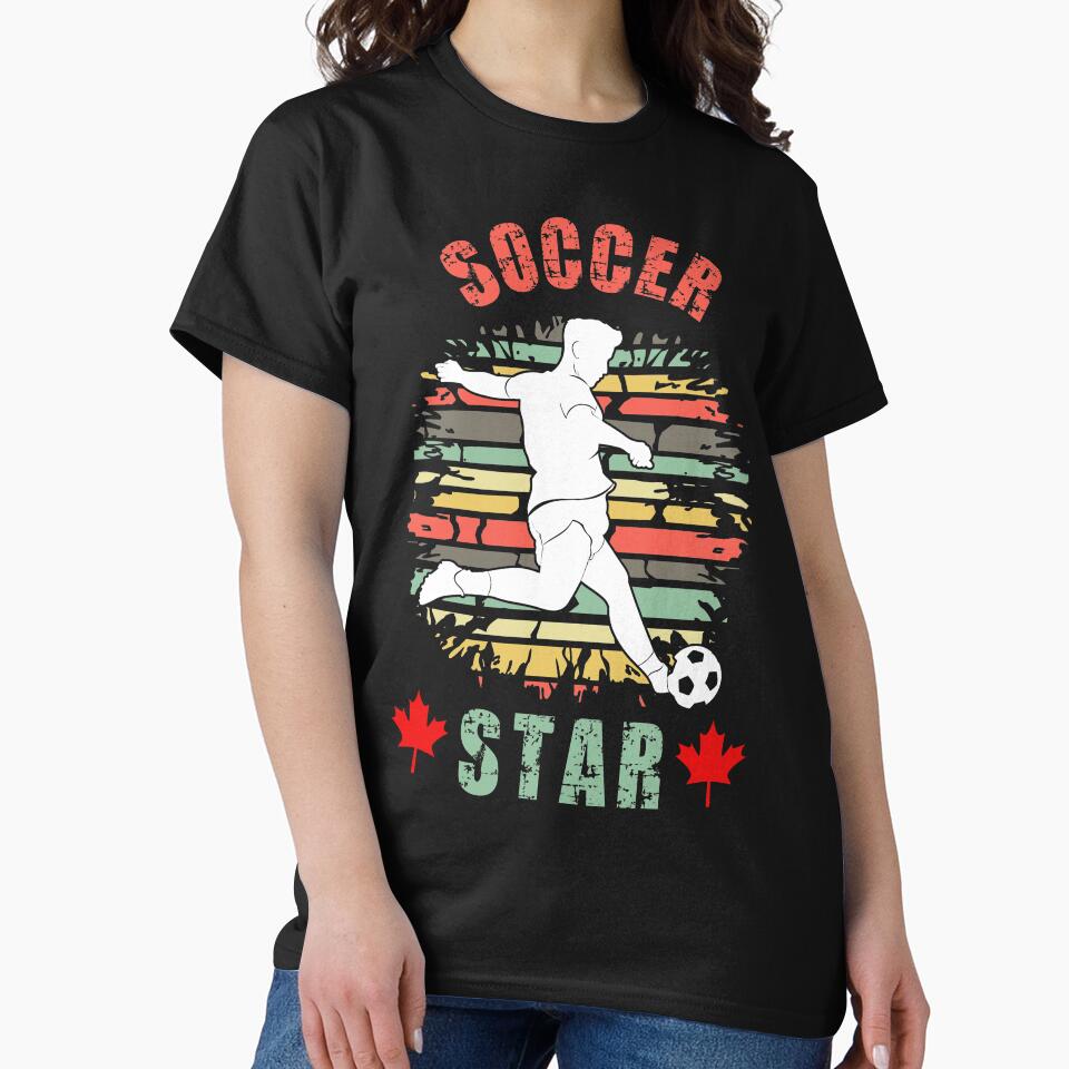 Canada Soccer Star, Soccer Superstar by SportyDogShop