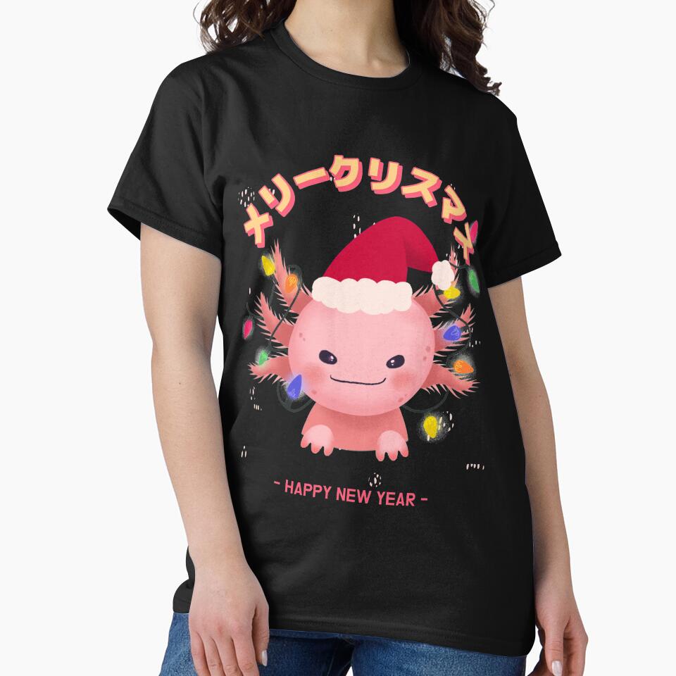 Axolotl Christmas Edition Gift for Axolotl Lovers by SweetbeStore