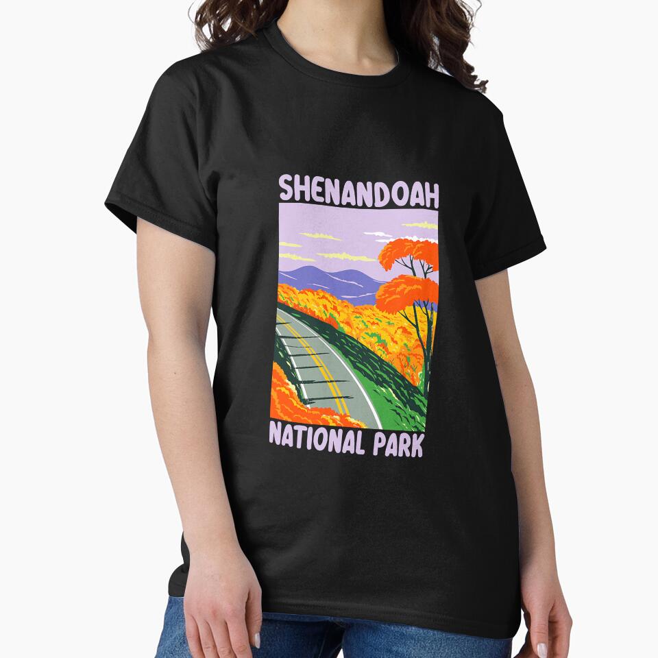 Vintage National Park Retro Shenandoah by SkyCloudBlue