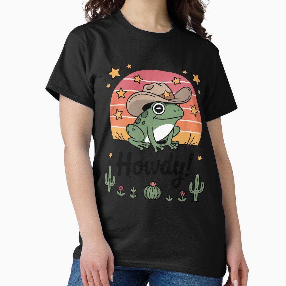 Howdy Frog, Meme Frog Funny, Frog Meme by RuthGAArt