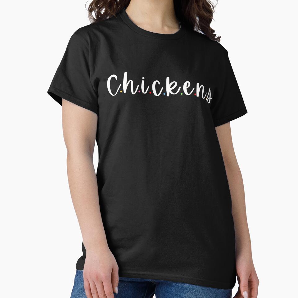 Cute Chickens Print by Cluckin' Mad