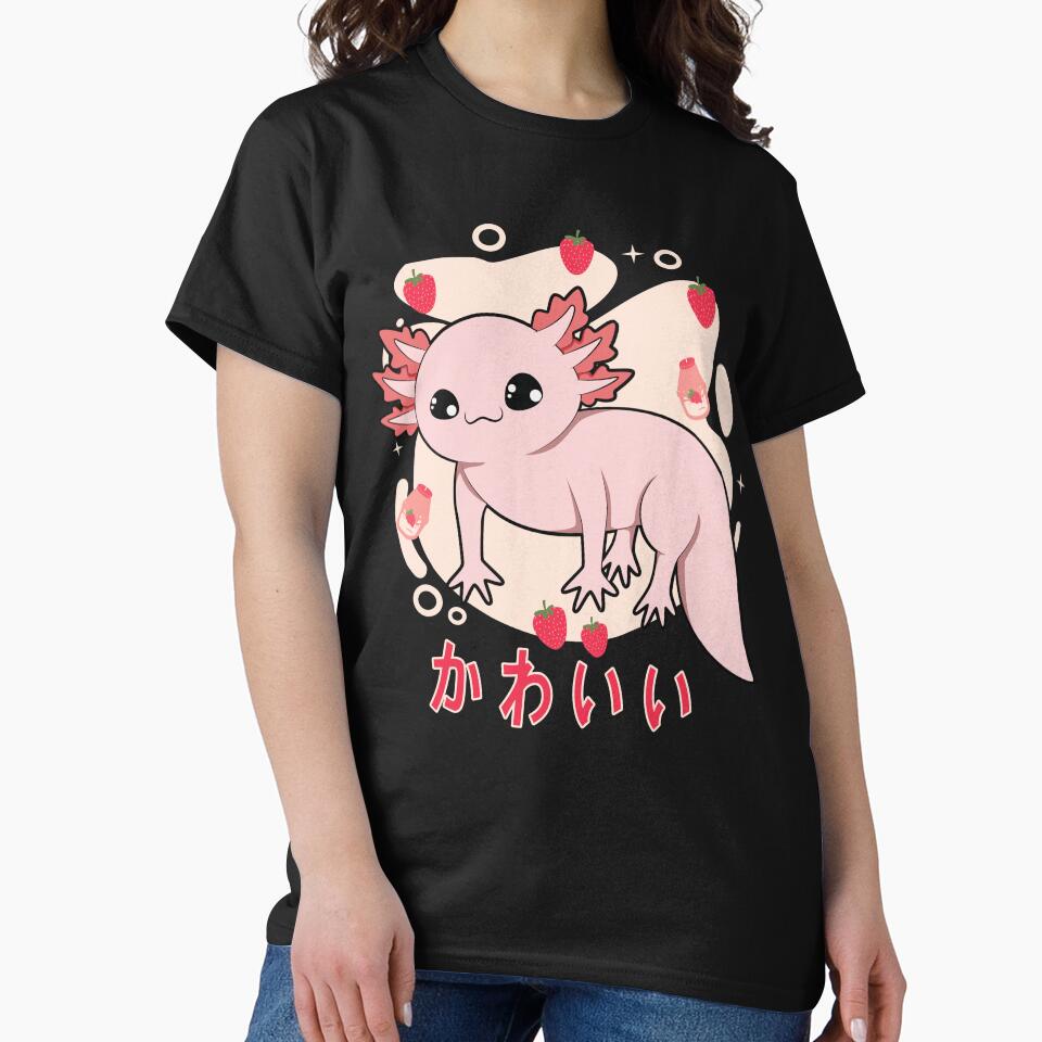 Axolotl Smiling = Axolotl Halloween Costume = Axoween by RicaGraphic