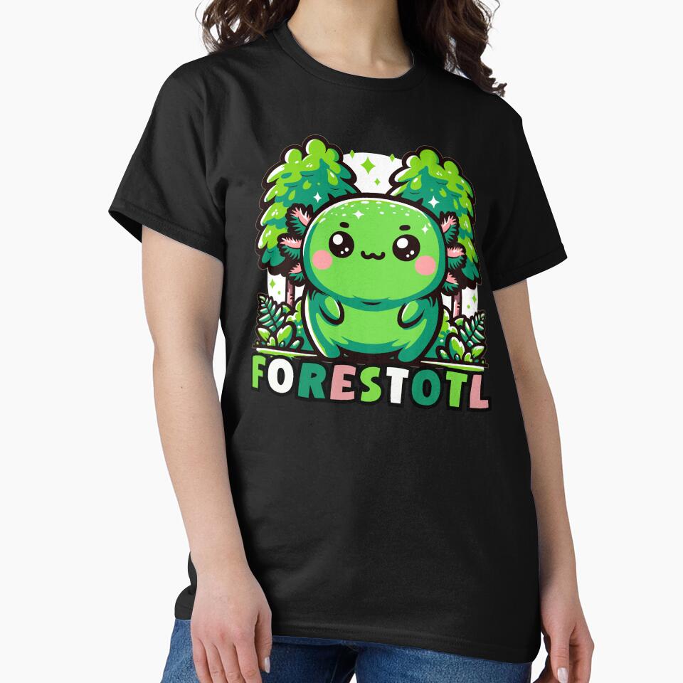 Axolotl in wild: Cute Fat Kawaii Green gfp Axolotl puns by ColorAlotl