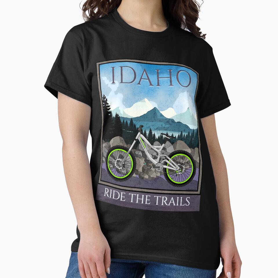 Mountain Biking - Ride Idaho by Rich Summers Art
