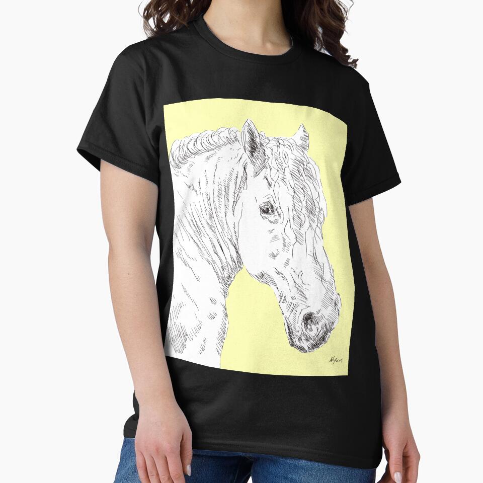 Horse light yellow by NYWA-ART