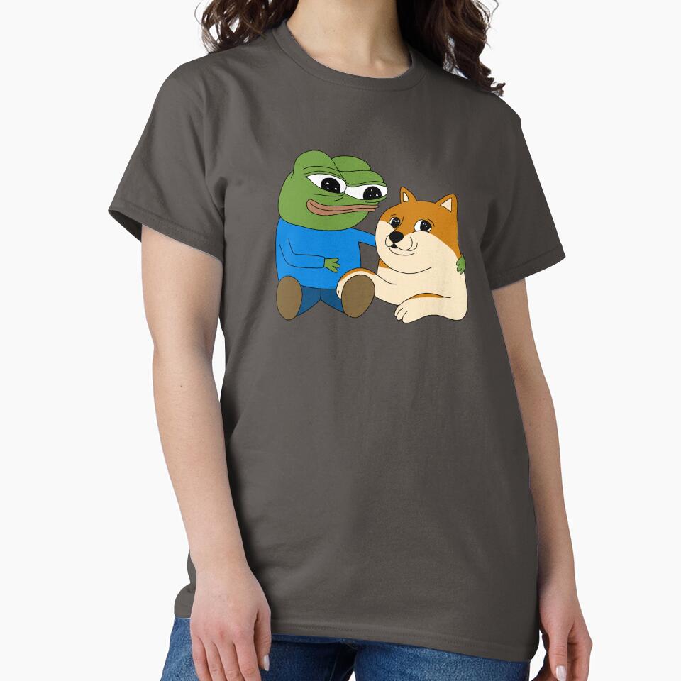 Peepo and Doge Best Frens by MrBigBadger