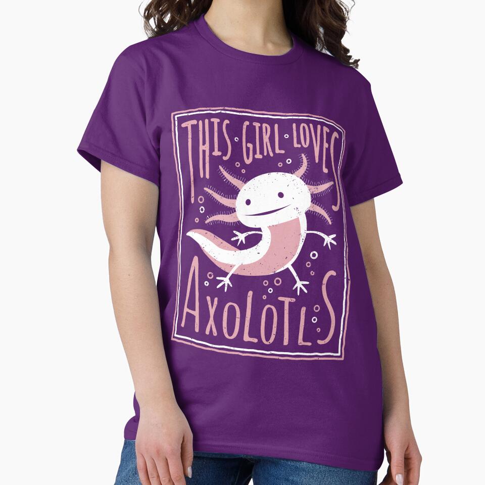 This Girl Loves Axolotls - Axolotl Gifts for Girls by propellerhead