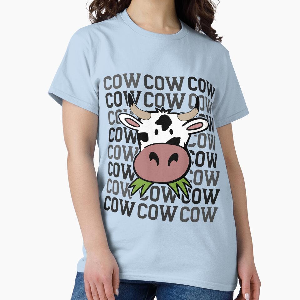 Cow Shirt For Cow Print Farm Lovers by inkedtee