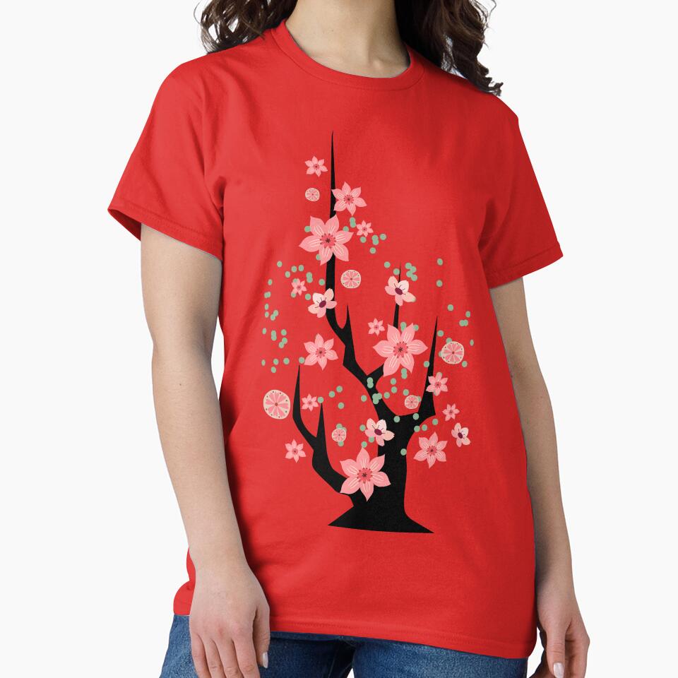 Floral Tree Nature Collage by Sachie's Studio