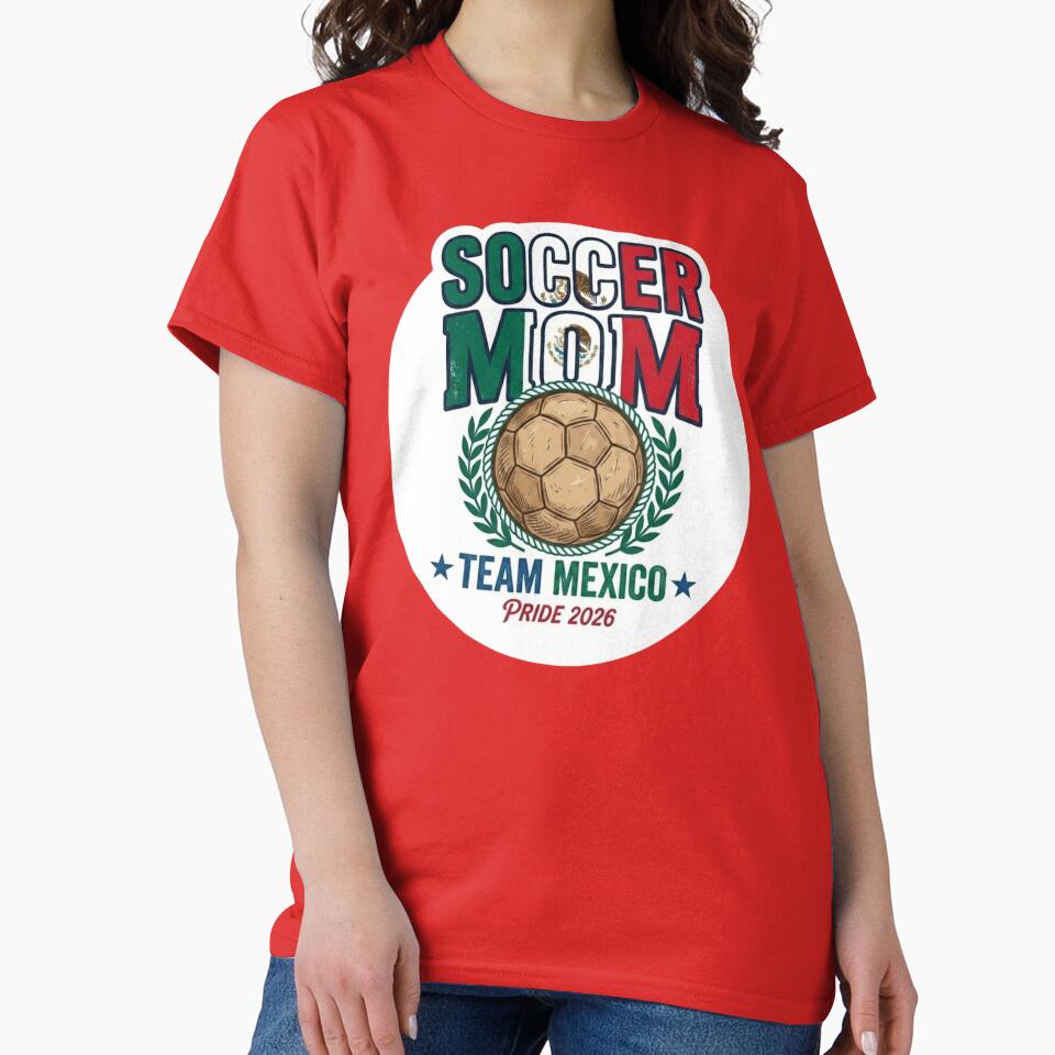 Vintage Mexico Soccer Mom Retro Mexican Flag Football Fan by Fatomfatom