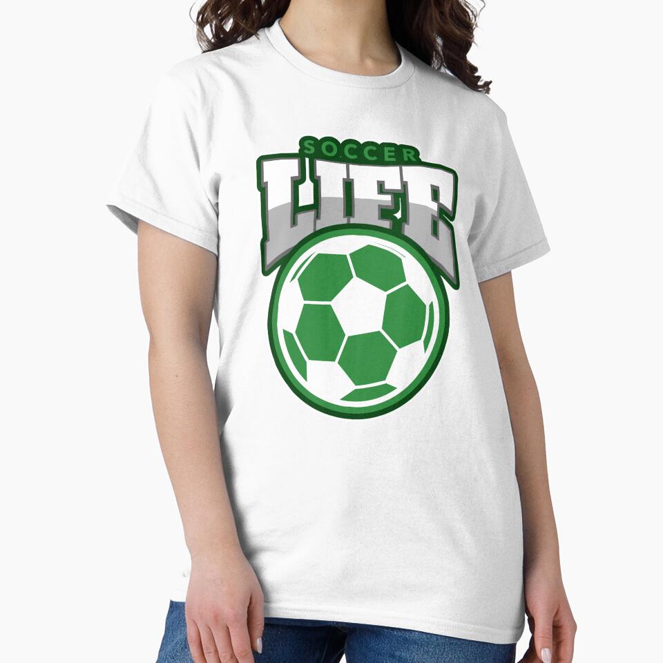 Soccer Life-Gr and Wt by VJKTees