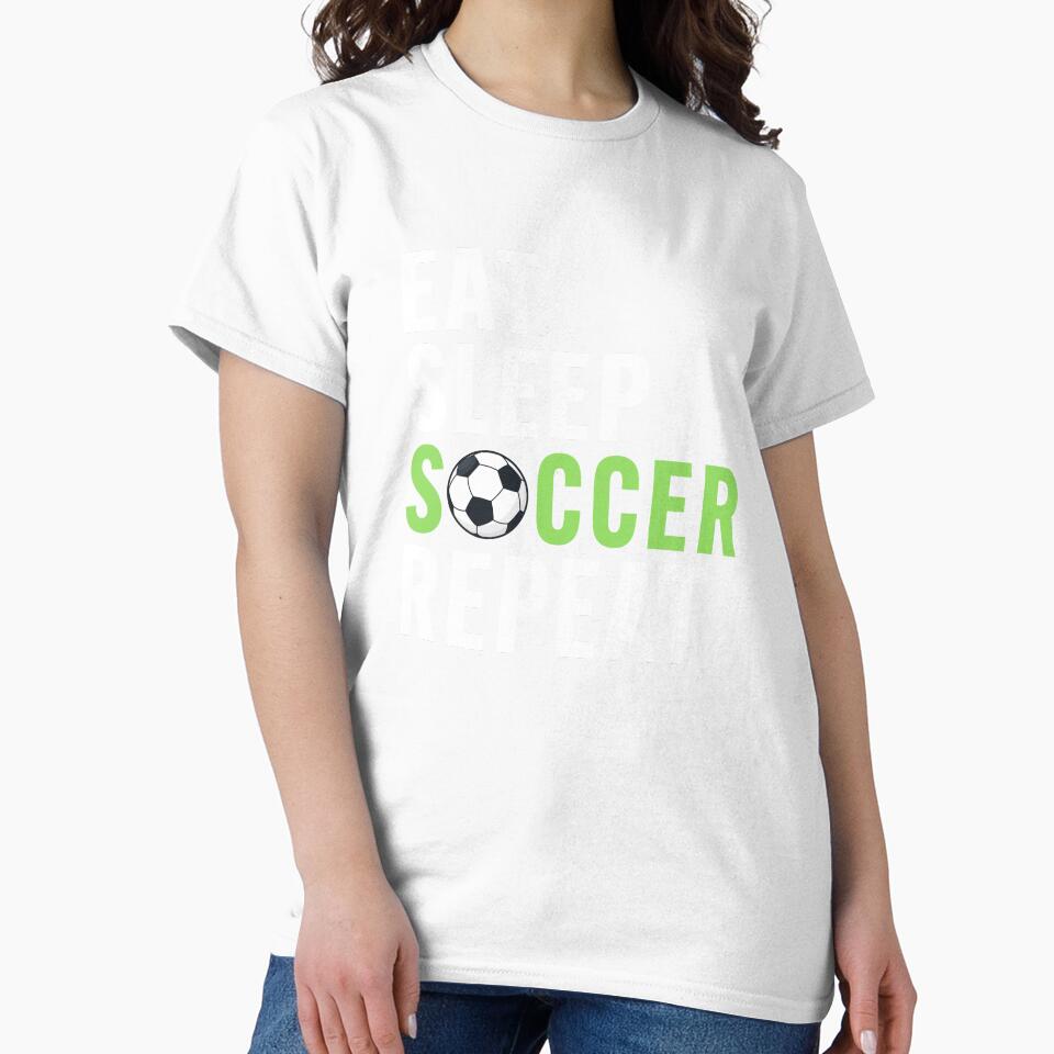 Eat Sleep Soccer Repeat by Gravy-tee07