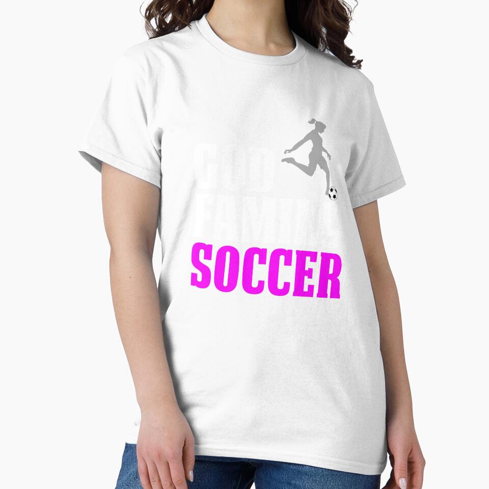 Funny Soccer Mom Design For Girls God Family Soccer by drwigglebutts