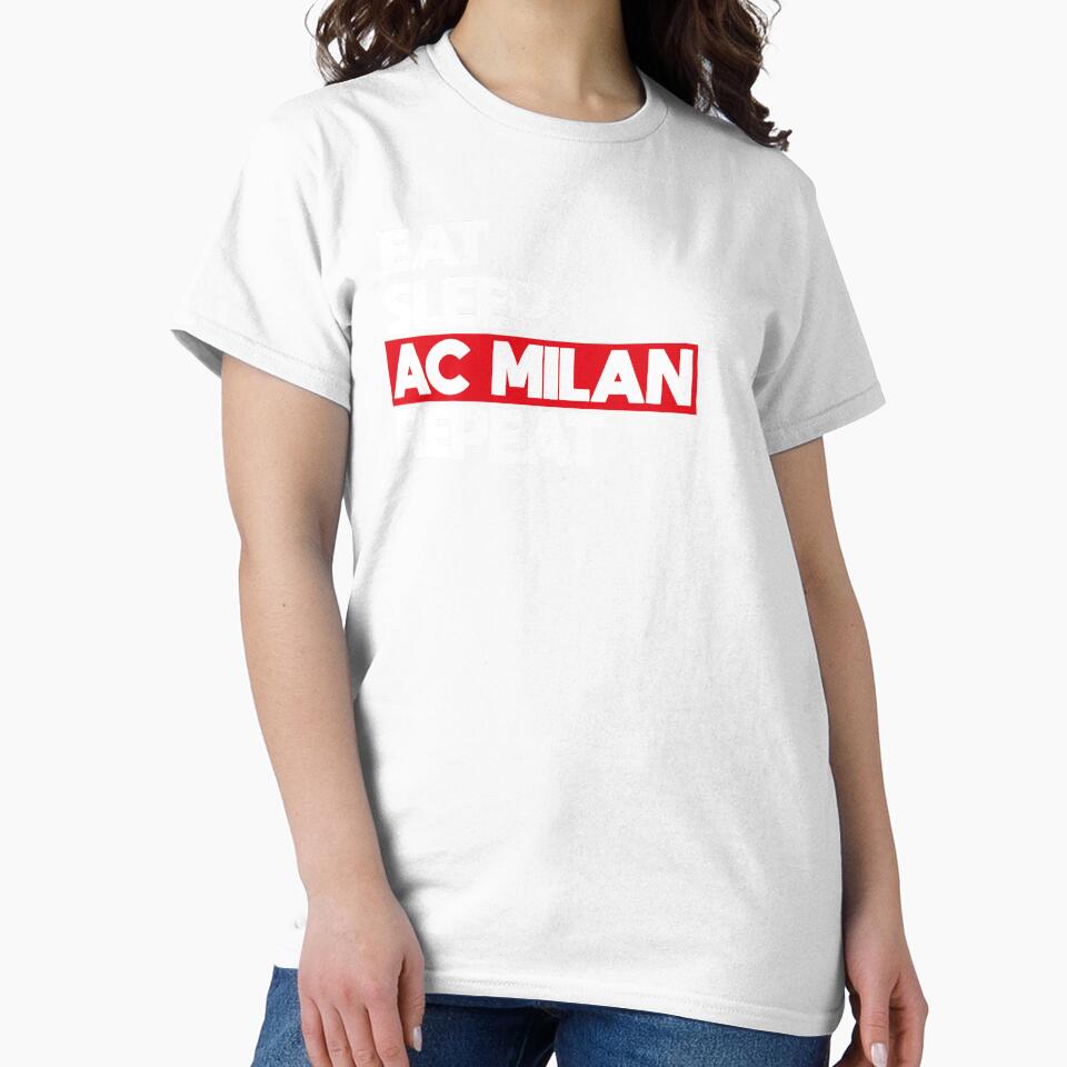 Eat, Sleep, AC Milan, Repeat - Best Selling Football Design by ahmadem