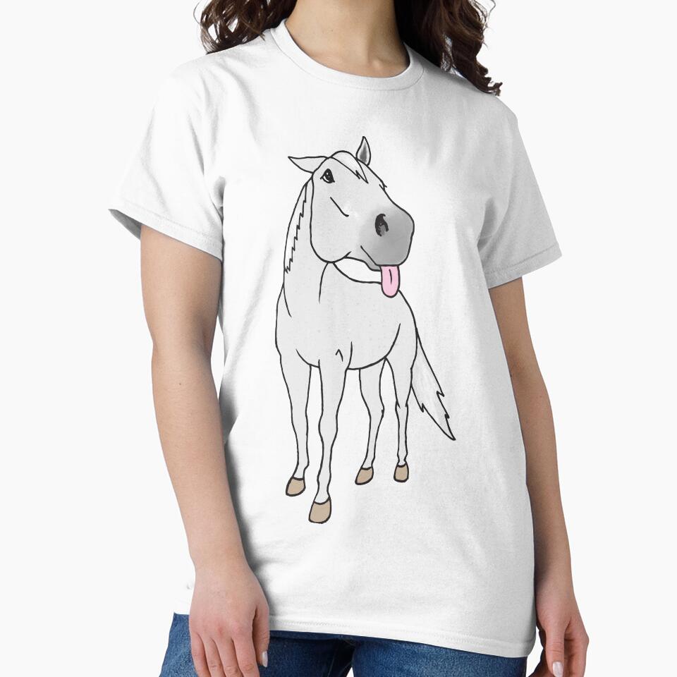 Buster the Grey Horse by HorseFly Ranch