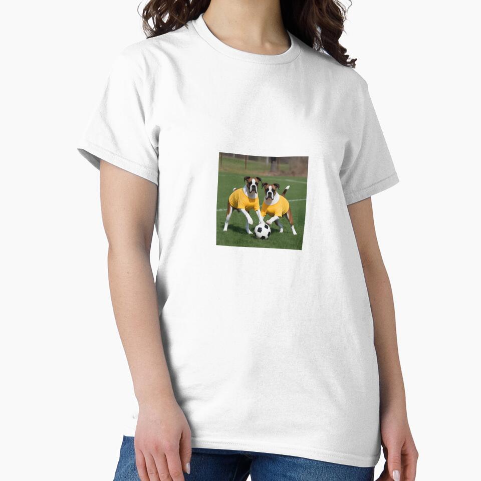 Boxers love football too! Soccer and Dog Lovers - Leeds United - Any dog, any colour by Humour House Designs