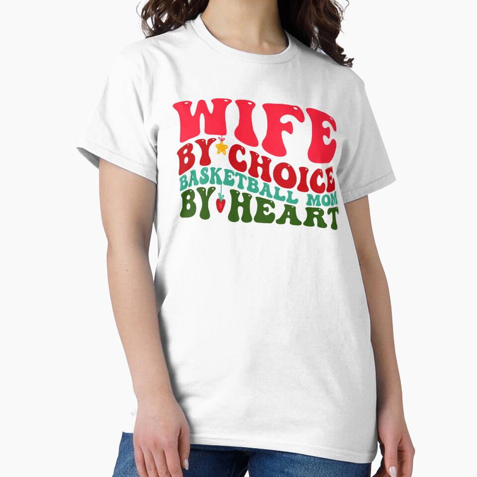 Wife Basketball Mom Christmas Xmas Funny Groovy by aymanehammi