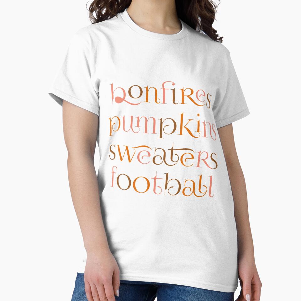 Bonfires Pumpkins Sweaters Football vintage Autumn Fall love by Dream-bubble