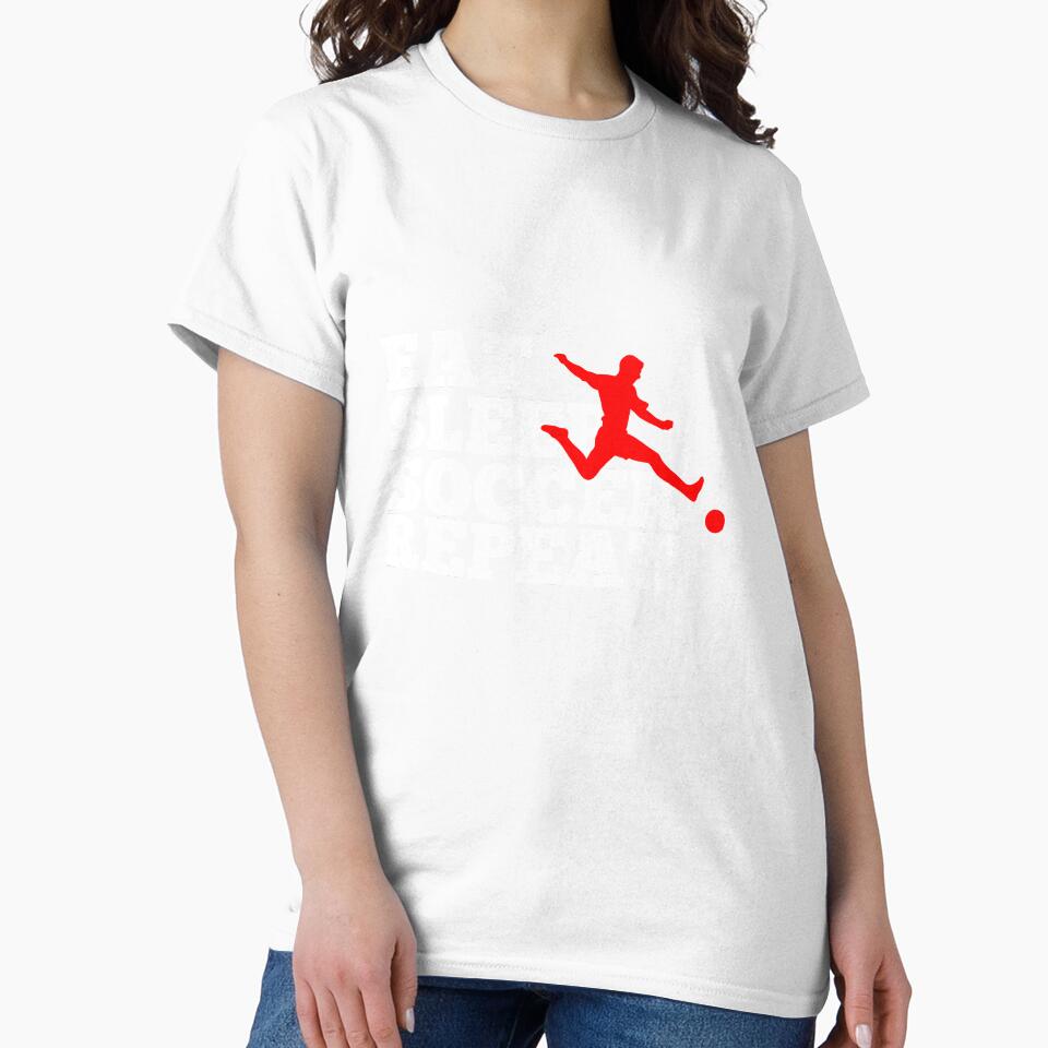 Eat Sleep Soccer Repeat Idea Gift by PDAG