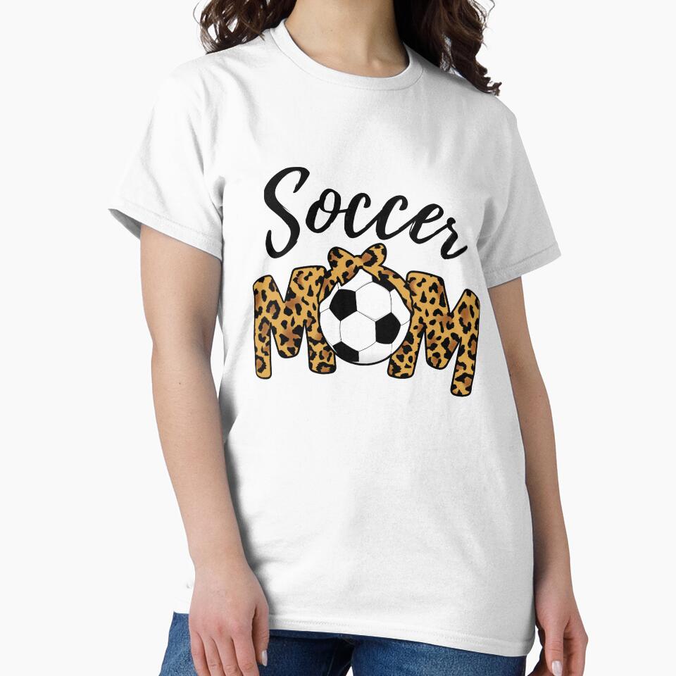 Soccer Mom Leopard Funny Mum Life Mother’s Day Gift by CreativaArt-